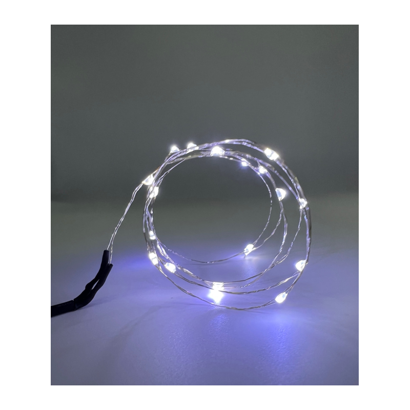 MLED20CW-Micro LED String Lights 20 cool White LEDs