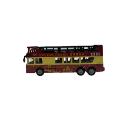 Hong Kong Tour Bus Die Cast Metal (Pull Back Action)