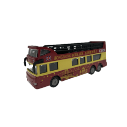 Hong Kong Tour Bus Die Cast Metal (Pull Back Action)