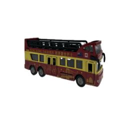 Hong Kong Tour Bus Die Cast Metal (Pull Back Action)