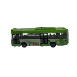 Sung Hing 6 Electric bus Die Cast Metal (Pull Back Action, To press with sound and light)