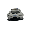 NaN Nong Model-Police car Remote control simulation model  1:18 scale (White)